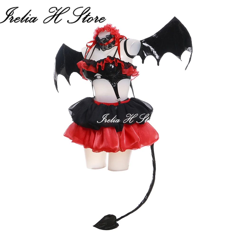 Irelia H Store Nightmare DATE·A·LIVE Little Devil Tokisaki Kurumi Cosplay Costume Sexy Lingeries