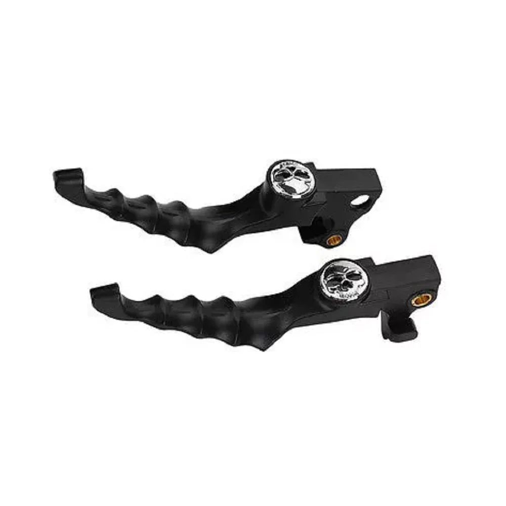 Motorcycle Black Skull Hand Brake Clutch Levers for Harley XR XL Iron 883 1200C Sportster 2004-2015