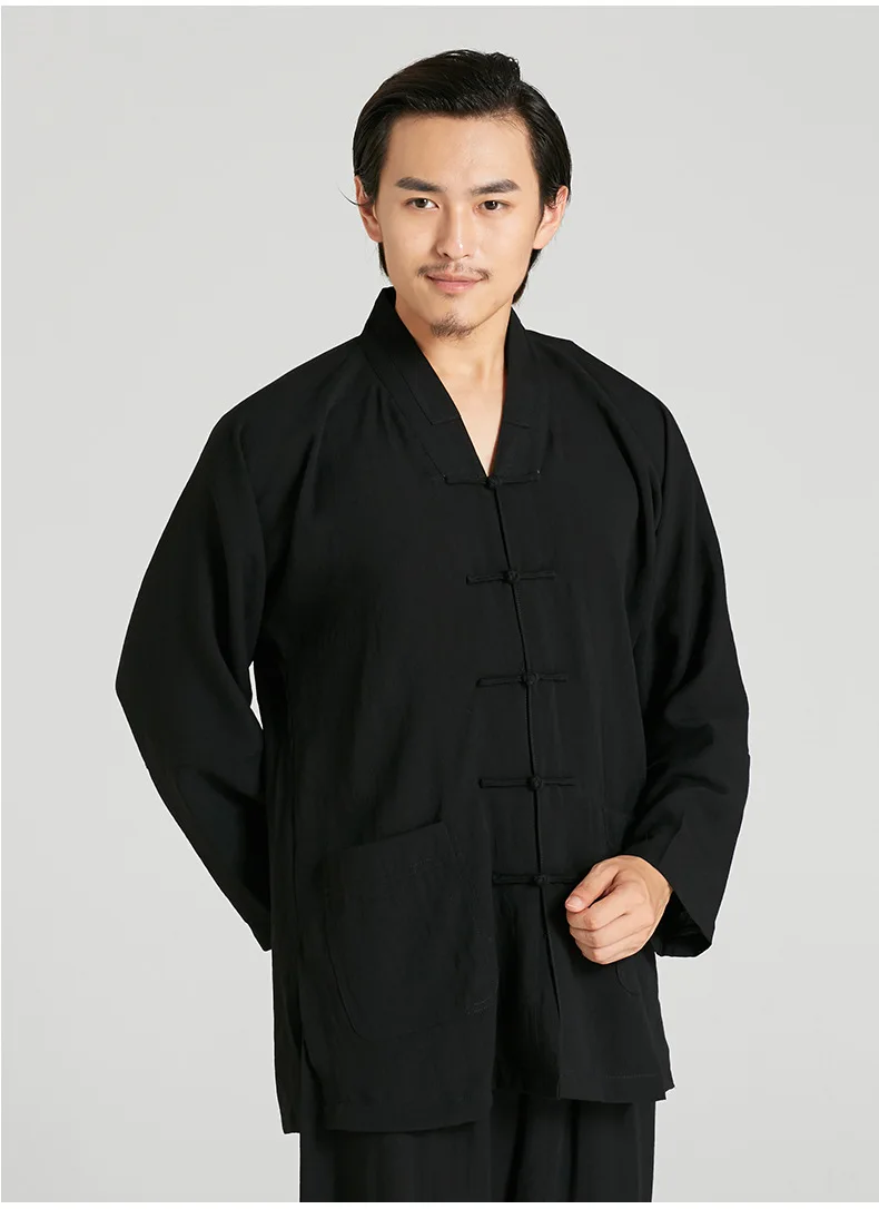 Wudang Taoist Suit Shaolin Monk Kung Fu Uniform Tai Chi Wing Chun Jacket and Pants Custom Tailored Need Measurements