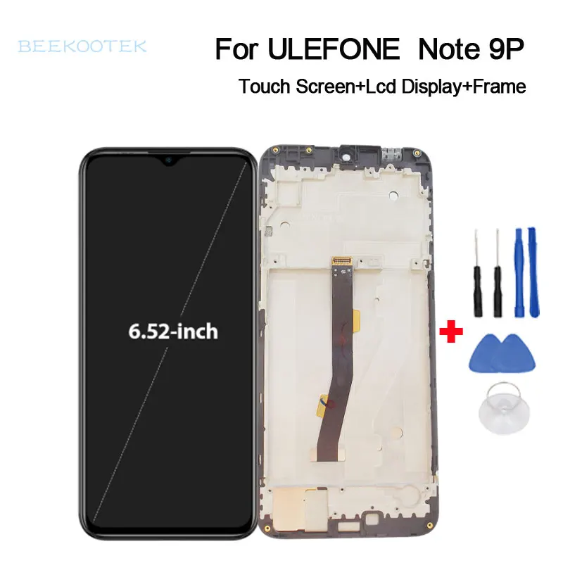 

New Original Touch Screen LCD Display With Frame Replacement Parts For Ulefone Note 9P 6.52 inch Mobile phone