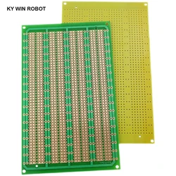 1 sztuk DIY 9x15 9*15CM prototypowy papier PCB uniwersalny eksperyment matryca płytka drukowana jednorzędowy ciągły otwór 90x150mm