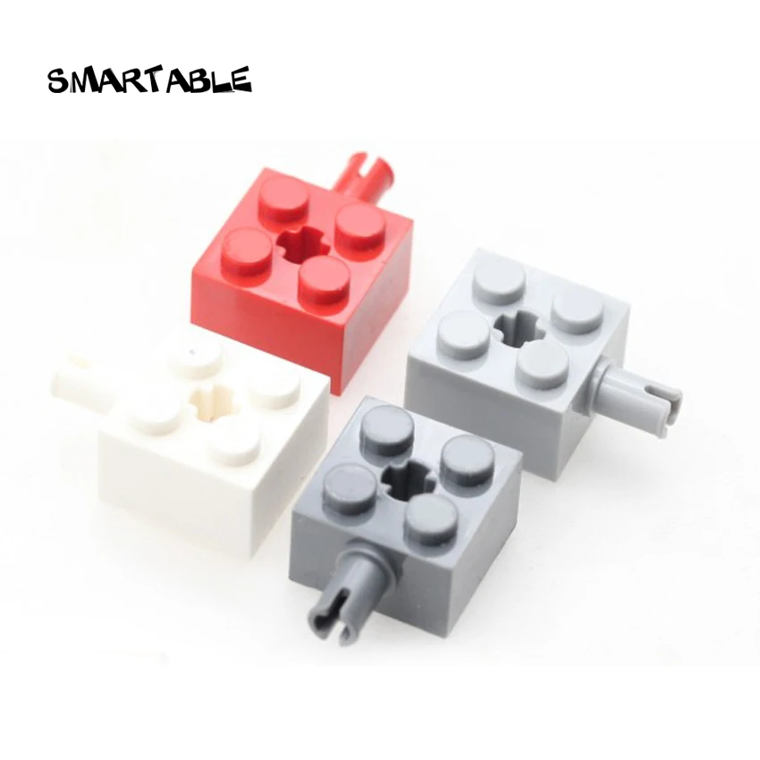 

Smartable Brick Special 2x2 with Pin and Axle Hole Building Blocks MOC Parts Toys For Kids Compatible 6232 20pcs/lot