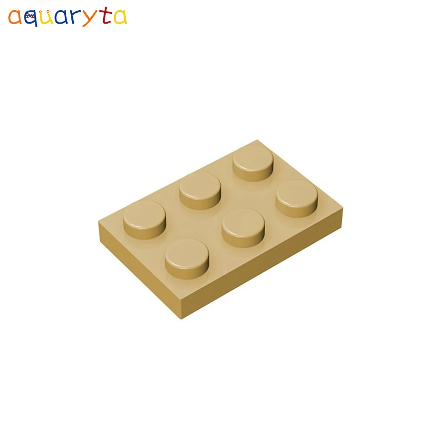 Aquaryta Building Blocks Parts Tan 250pcs/bag Plate Compatible 2420 3022 3021 3020 3795 3034 3832 2445 MOC DIY Toys for Children