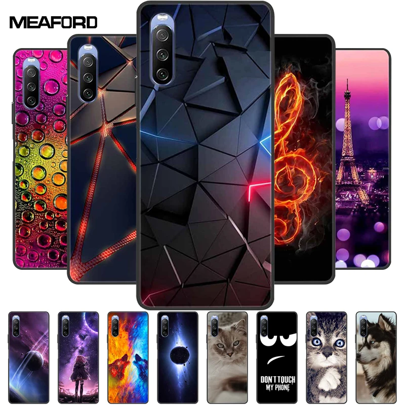 For Sony Xperia 10 5 1 III II Cases 10 iii Soft TPU Silicone Phone Cases For Sony Xperia 1 III Covers Fundas Bumper Xperia 5 iii