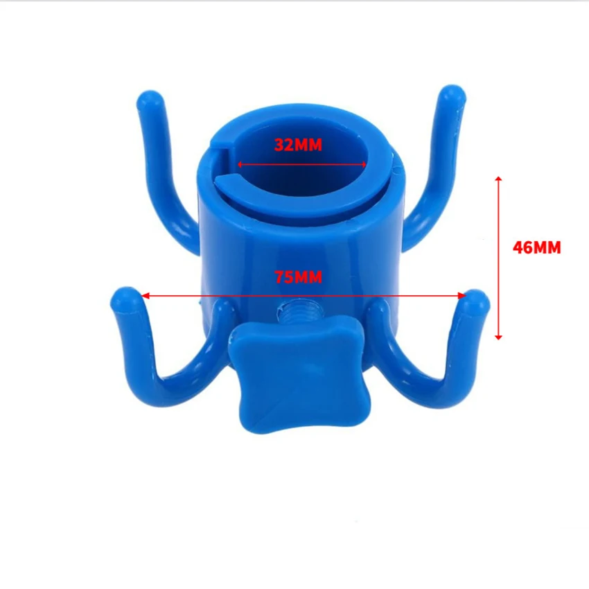 Gancio per appendere l'ombrello da spiaggia, gancio per ombrellone in plastica a 4 punte appeso per asciugamani/cappelli/vestiti/, forniture da viaggio per il campeggio in spiaggia