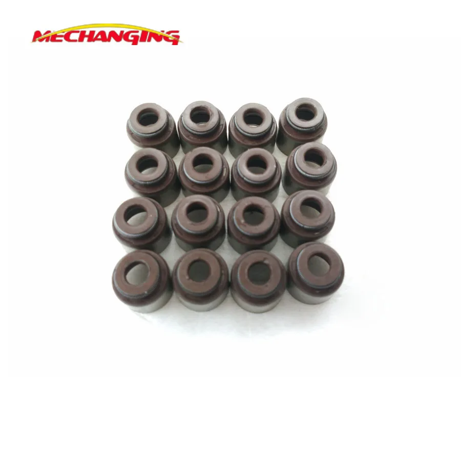 GA14DE GA15DE For NISSAN SUNNY 1.4 16PCS Valve Stem Oil Seal Seals Valve Stem Gasket Engine Gasket