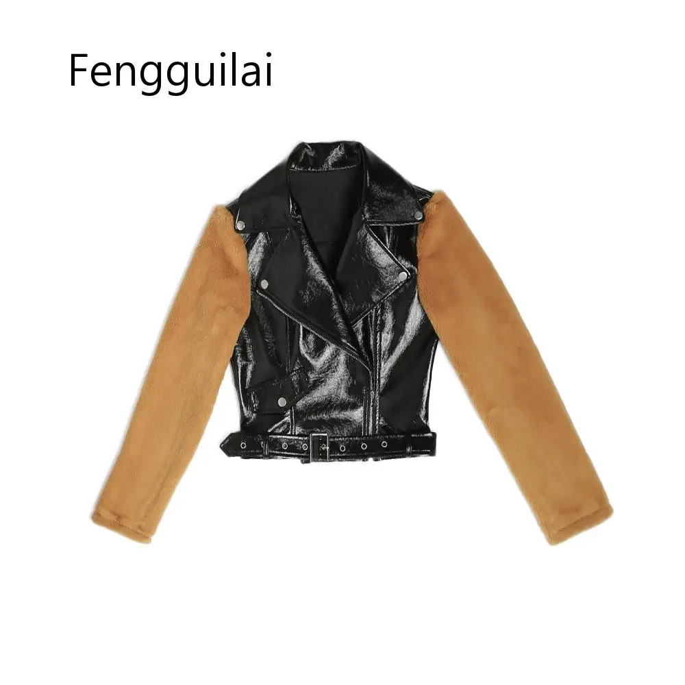 FENGGUILAI nuove donne primavera autunno Pu giacca in pelle Casual Slim Soft Moto Biker giacca in ecopelle cappotto femminile Basic Streetwea