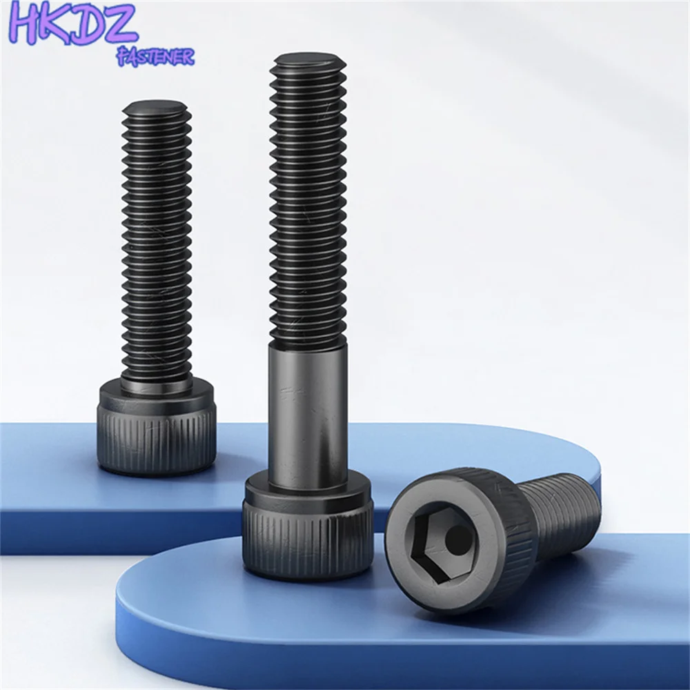 1-10Pcs 12.9 Grade British Standard Carbon Steel Cap Allen Head Hex Socket Half Tread Screw 5/8 7/16 3/8 5/16 1/4 3/16 5/32 1/8