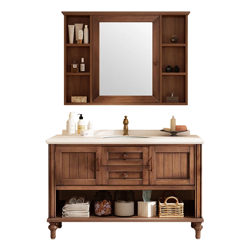 2020 new bathroom furnitures  solid wood bathroom vanity  solid timber bathroom cabinets SV218