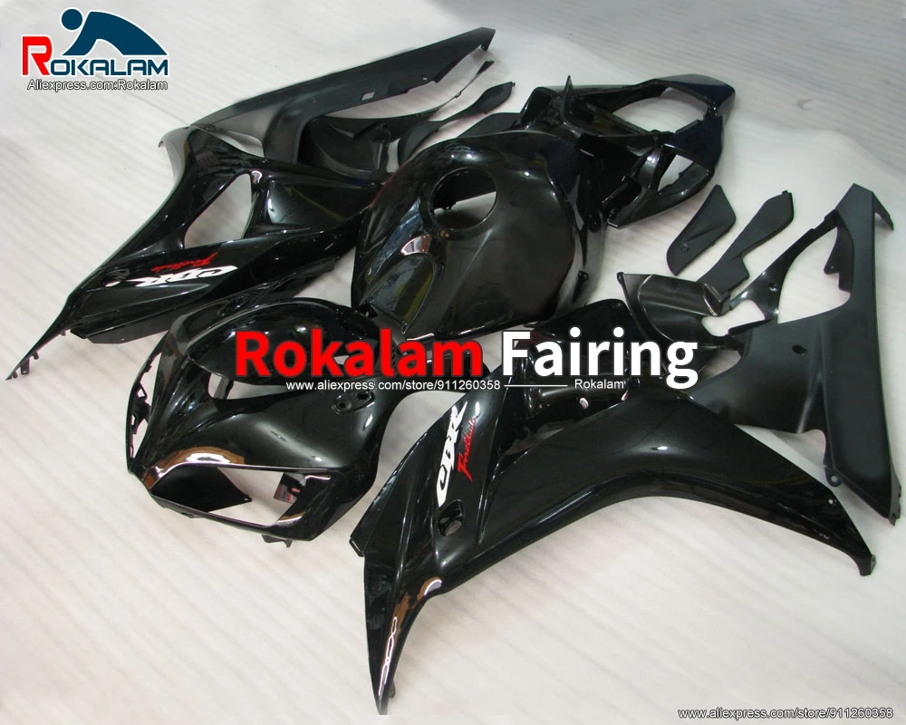 

Корпуса мотоцикла из АБС-пластика для Honda CBR1000RR 2006 2007 CBR 1000RR 06 CBR1000 RR 07, черный комплект обтекателя для мотоцикла (литье под давлением)