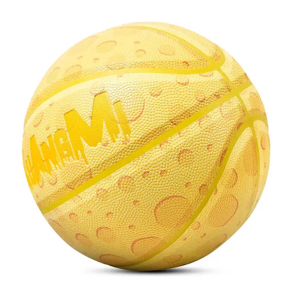 Kuangmiチーズバスケットボール、高品質、マッチスポーツボール、プロチームトレーニング、屋外および屋内ギフト、サイズ7