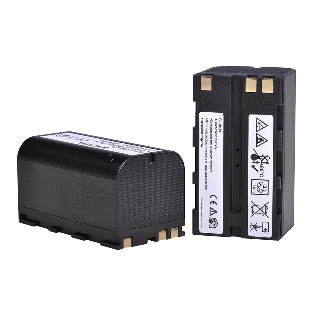 2Pcs 7.4V 5200 Mah Batteria per Stazione Totale di TPS1200 GEB221 E Gps