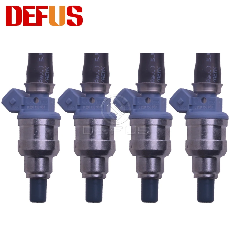 

DEFUS 4pcs Fuel Injector Nozzle 0280150963 For Volkswagen Santana 2000 GOL G T I 2.0L 0 280 150 963 bico injetor NEW