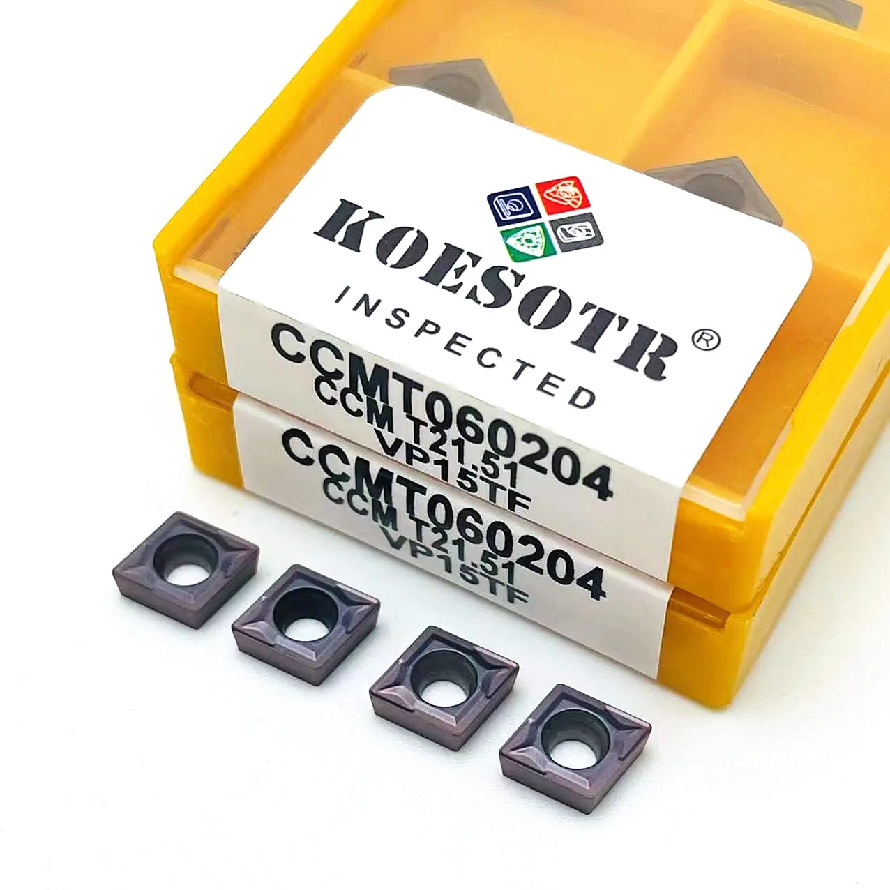 10 Chiếc CCMT060204 VP15TF Chất Lượng Cao Carbide Dụng Cụ Xoay CCMT060204 Tiện Bằng Máy CNC Công Cụ Máy Công Cụ Phụ Kiện Dụng Cụ Xoay