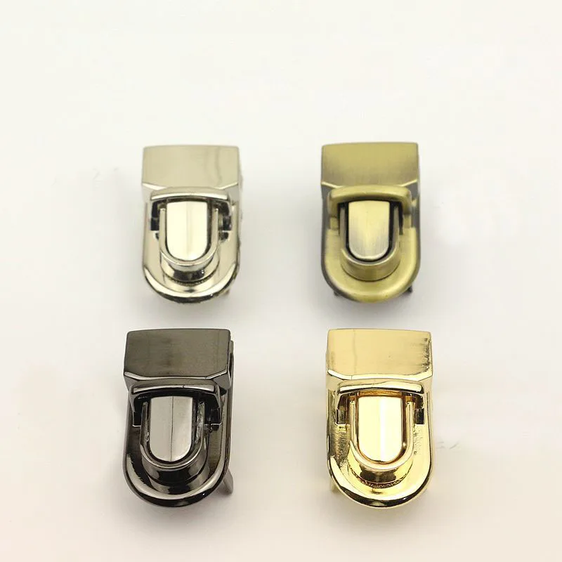 

10pcs Metal Durable Buckle Tongue Lock Push Lock For DIY Handbag Bag Purse Luggage Hardware Closure Bag Parts Accessories