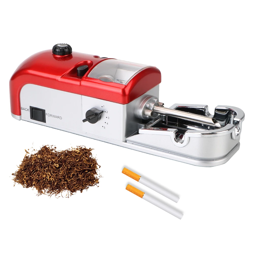 Weed Rolling Machines Injector Maker EU Plug Cigarette Wrapping Machine Electric Smoking Accessories Tobacco Roller Automatic