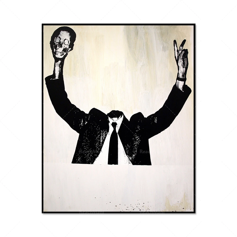 الكارب ماثيو الفن طباعة ثلاثة رؤساء الرعب السياسية الخارجي الفن غريب الجمجمة صراخ الخرسانة صراخ زاحف الزخرفية آخر #3