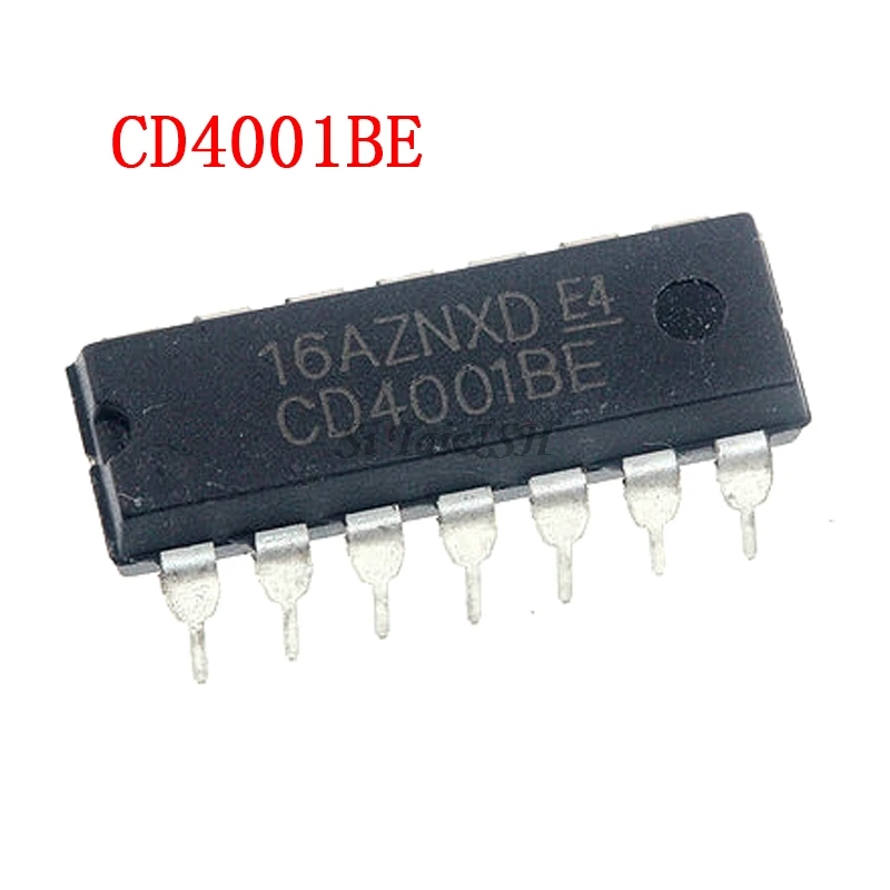 10PCS CD4001BE DIP-14 CD4001 4001 DIP CD4001B DIP14 new and original IC Chipset