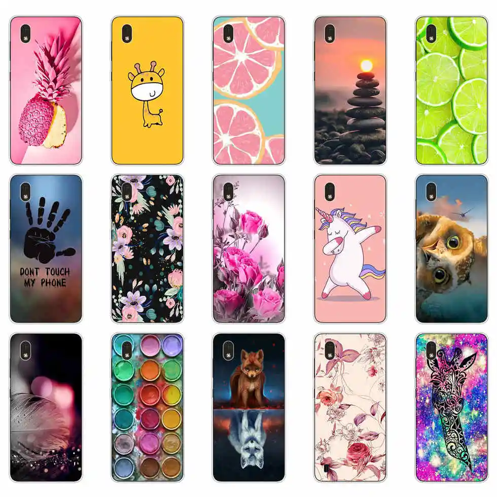 Phone Case For Alcatel 1B 2020 5002D 5.5 inch Case TPU full Protective Silicone Cover For Alcatel 1A 2020 Case Soft Bumper Capa