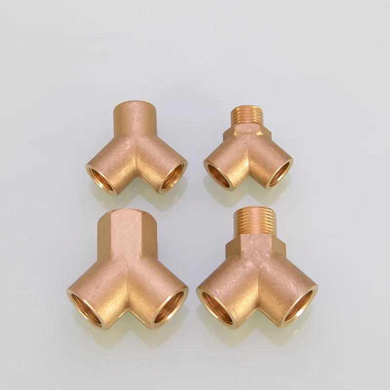 1/8 1/4 1/2 3/4 BSP Female Male Thread Tee/Cross/Square Type Reducing Copper Butt joint Adapter Adapter Coupler Brass Fittings