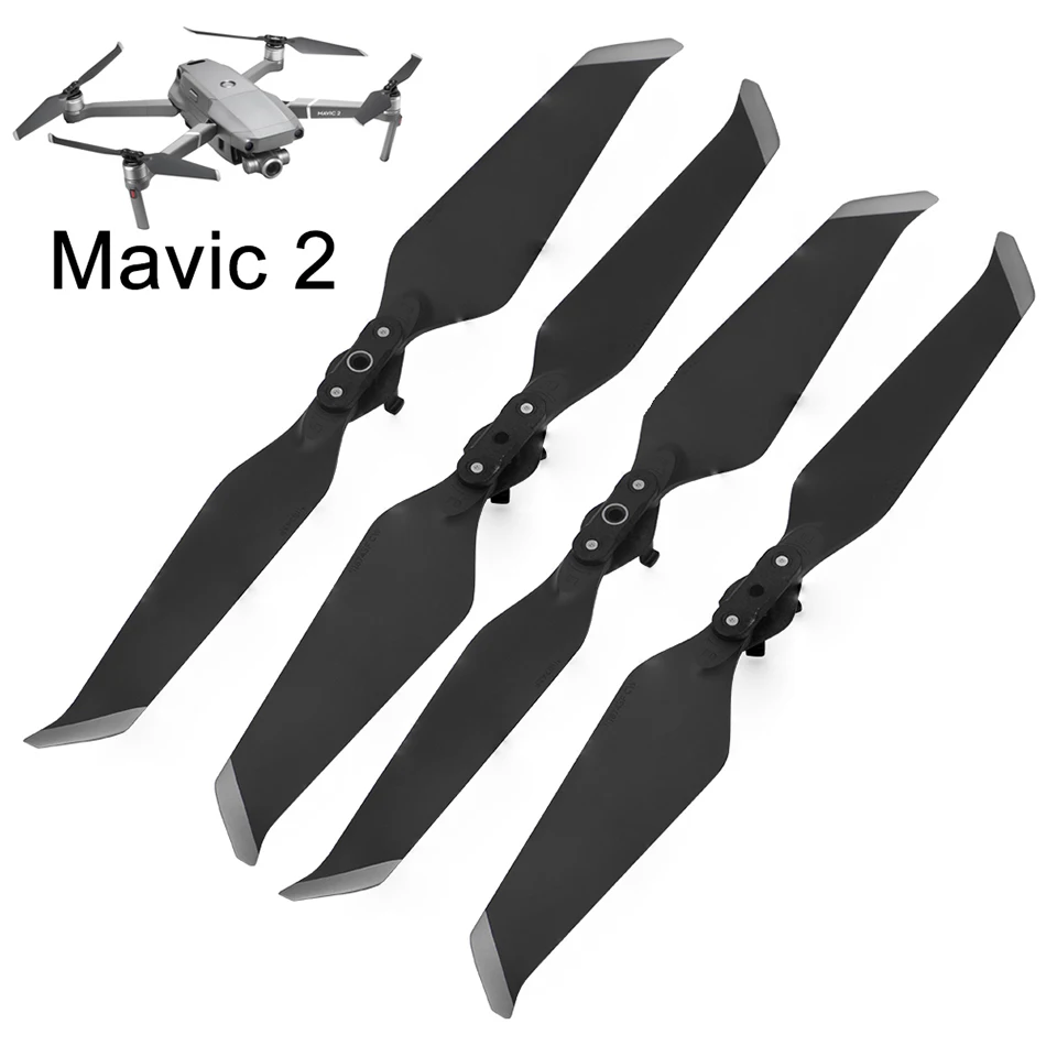 New 4PCS Propeller 8743 Low-Noise Prop for DJI Mavic 2 Pro Zoom Quick-Release Folding Blade Noise Reduction Prop Accessory Drone