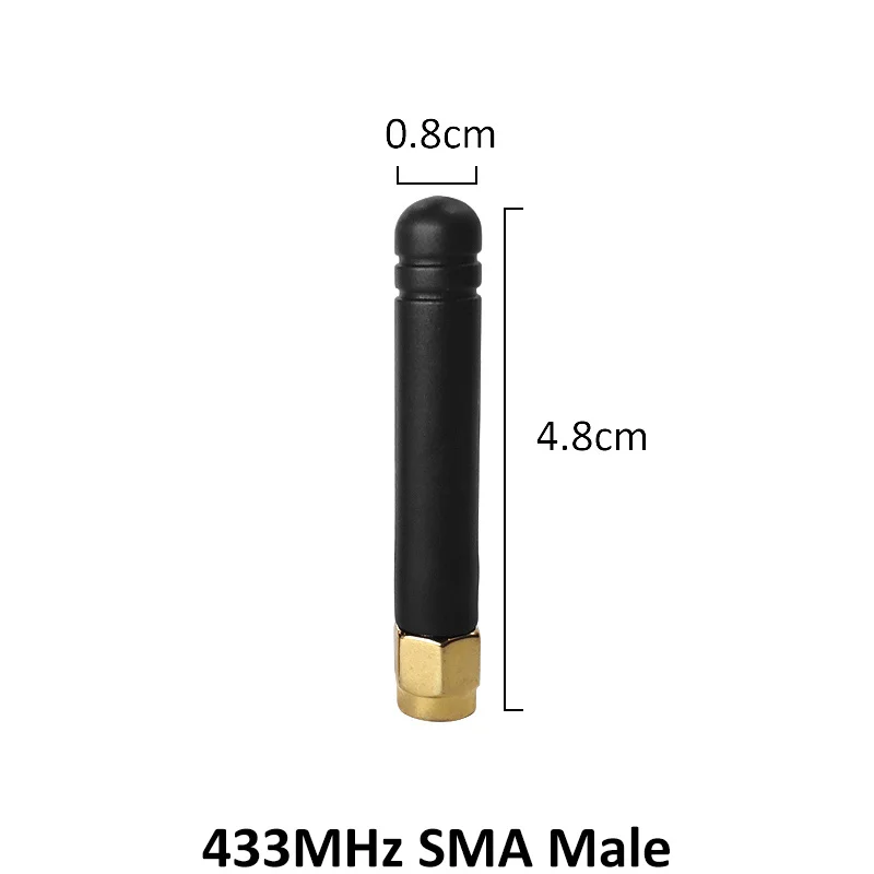 Imagem -02 - Grande Sabedoria 20 Peças 433mhz Antena 3dbi Sma Macho Lora Antena Pbx Iot Módulo Lorawan Receptor de Sinal Antena Alto Ganho