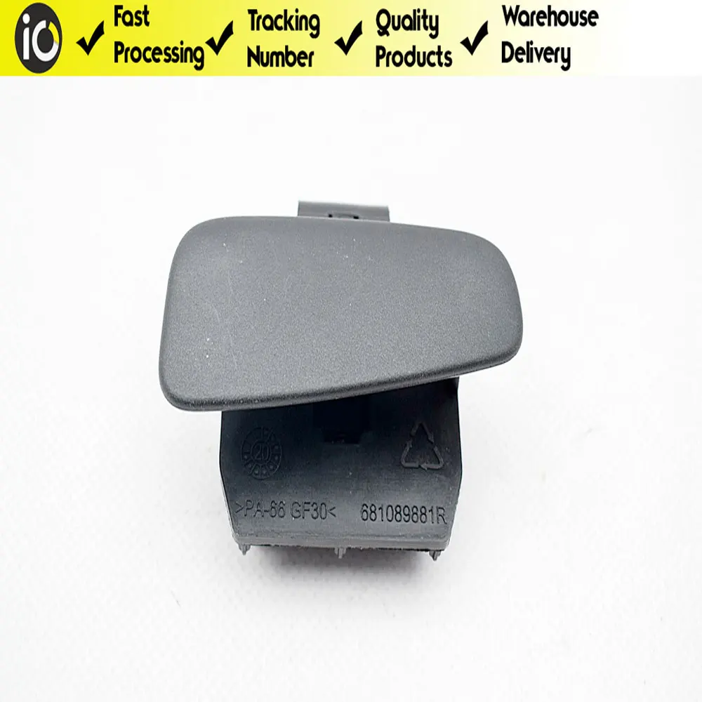 Glove Box Lid Handle Button Opener Black Color for Renault Clio 4 2002-2018 Model Oem 681089881R Fast Shipment From Warehouse