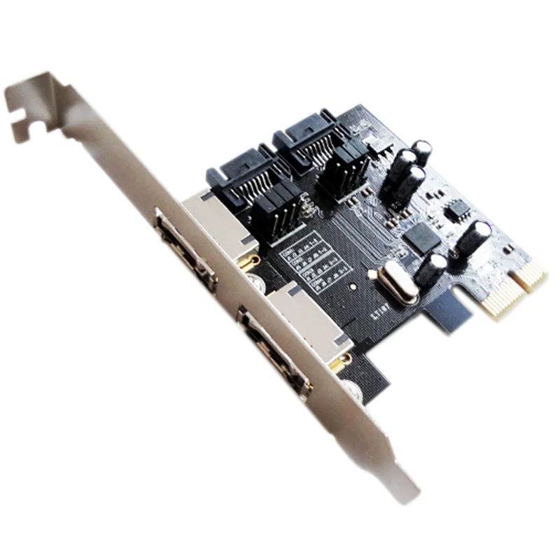 PCI-E To SATA3 PCI E SATA3.0 6Gb/s the SSD Asmedia Chip Expansion Card ASM1061 Carte d'extension