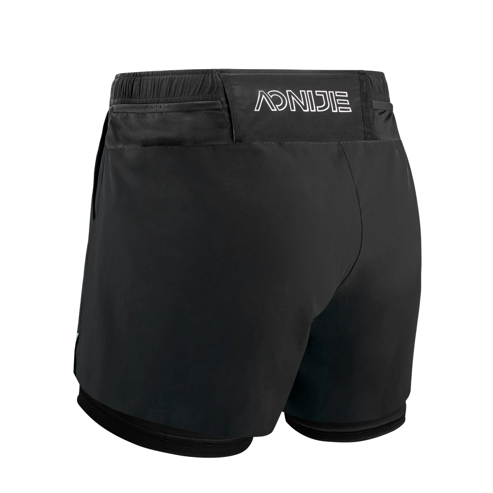 AONIJIE F5102 Men Quick Dry Sports Shorts Trunks Athletic Shorts With Lining Prevent Wardrobe Malf For Running Gym Soccer Tennis