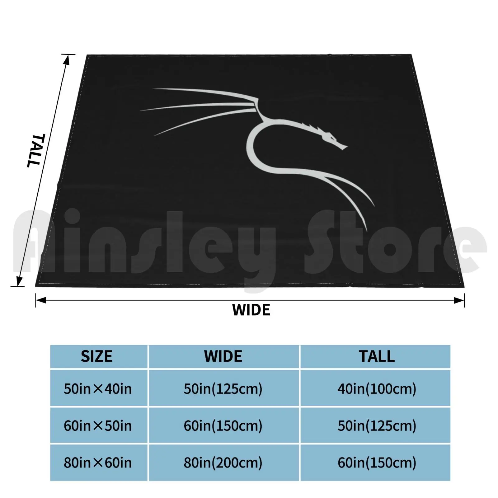 Kali Linux Blanket Fashion Custom 405 Linux Kali Kali Kali Kali Hackers Hacker Hacker Dragon Linux Dragon