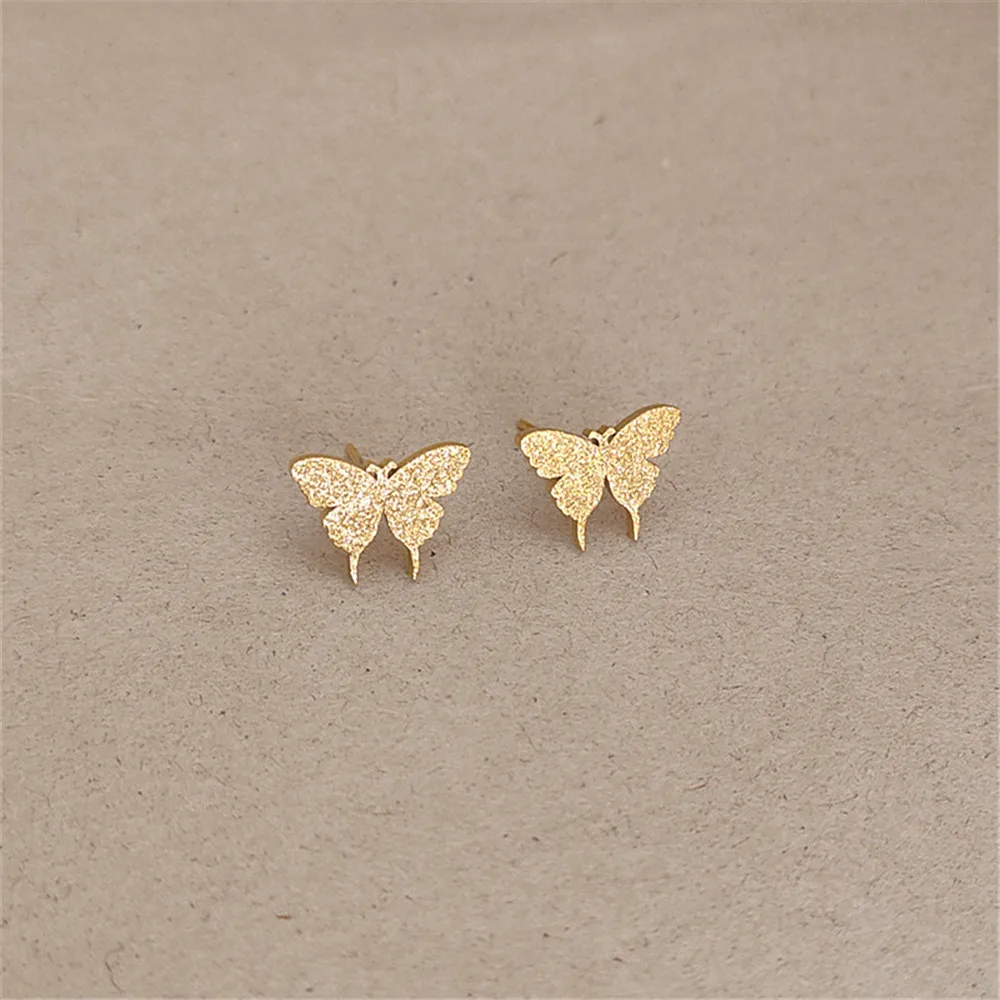 Glisten Butterfly Earring For Women And Girl Stainless Stell Minnie Animal Stud Earring Glisten Ear Cuff Bijoux Wholesale