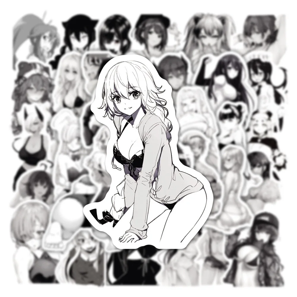 10/30/50/100pcs Anime Hentai Sexy Waifu Pinup Girl Bunny Waterproof Stickers Motorcycle Phone Laptop Luggage Car Sticker Decals