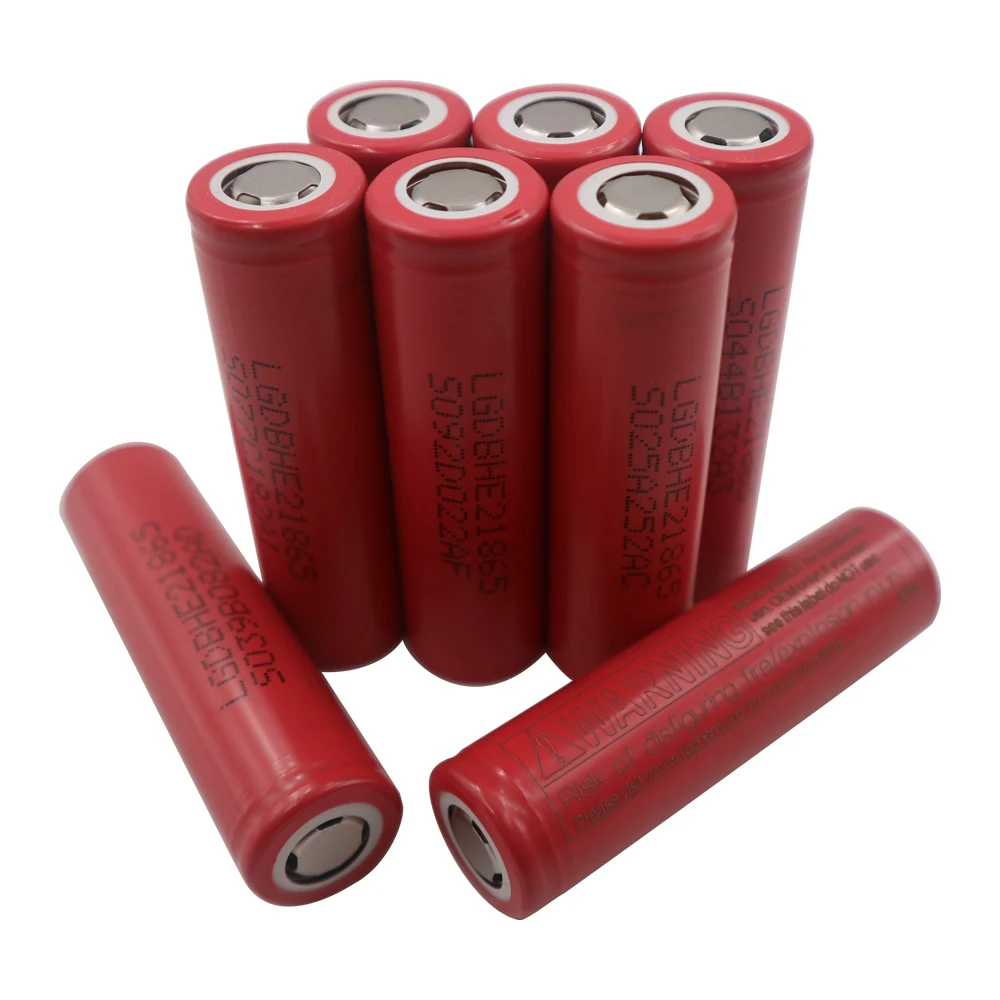 LGDBHE21865 2500mAh 3 sztuk INR18650 Li-Ion 3.6V 2.5Ah wysokiej mocy narzędzie akumulator rozładowania 20A litowo 3.7V