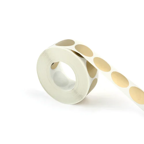 Venta al por mayor, 1000 Uds., pegatina para rascar, 25x25mm, 1 "", Color dorado, redondo, plateado, en blanco para cubierta de código secreto, juego en casa, boda