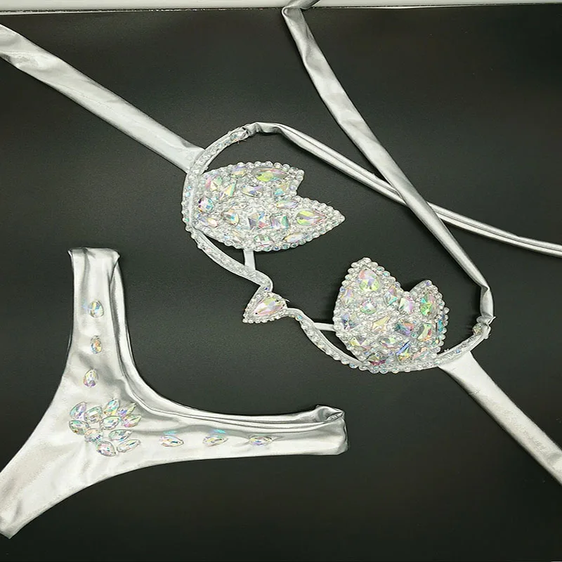 2020 venus wakacje diament bling kamienie bikini set swimsuit sexy kobiety stroje kąpielowe lato dojrzały strój kąpielowy dla kobiet