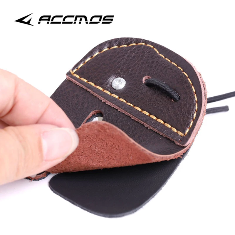 Finger Recurve Bow Accessories Mediterranean Finger Guard Thick Leather Bow Straight Finger Guard Finger Guard Archery