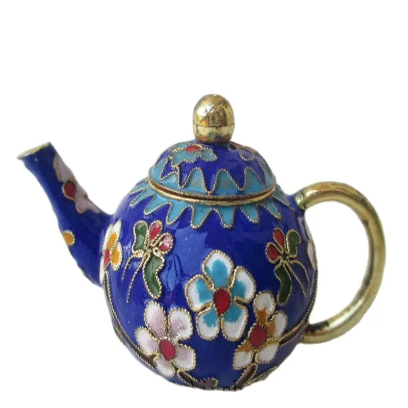 

In Ancient China, Embossed Chic Cloisonne Hip Flask