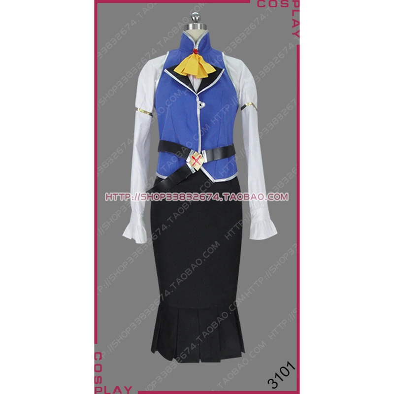 Goblin Slayer Adventurer's Guild Receptionist Guild Girl Uketsuke Jo Uniform Outfit Dress Anime Manga Cosplay Costume S002