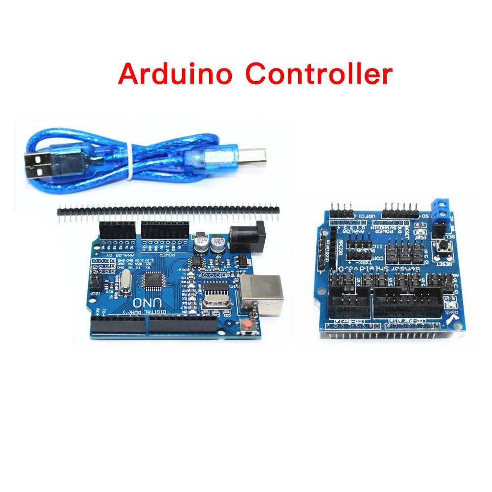 Tập Hợp Đầy Đủ 6 Trục Cơ Cánh Tay Robot Kẹp Móng Vuốt Cho Arduino, Raspberry Pi