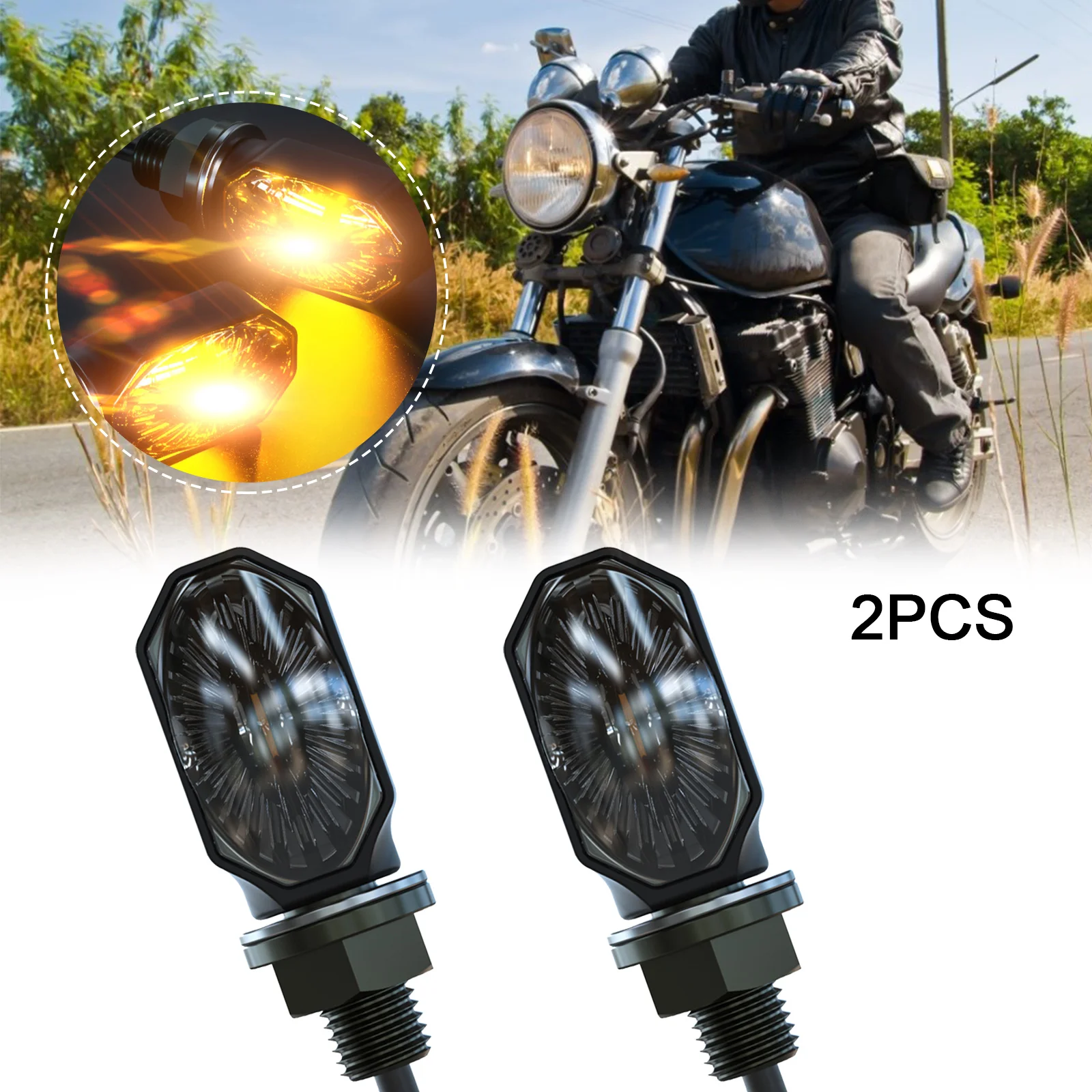 High Brightness Universal Mini Motorcycle Turn Signal Flashers Plastic Refitting Accessories For Harley Suzuki Honda Benelli - Image 3