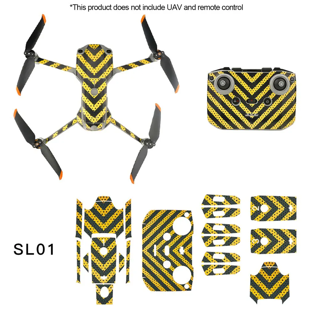 Sticker Personalized Drone Accessories Safe Paper Material Light-weight Suitable For Mavic Air 2S Sticker