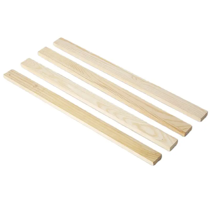 Ceramic Clay Board Guide Pine Wood Strip Wooden Ruler 1cm Thick Ceramic Tool Rolling Clay Cutting Tool Solid Wood Guide Rail