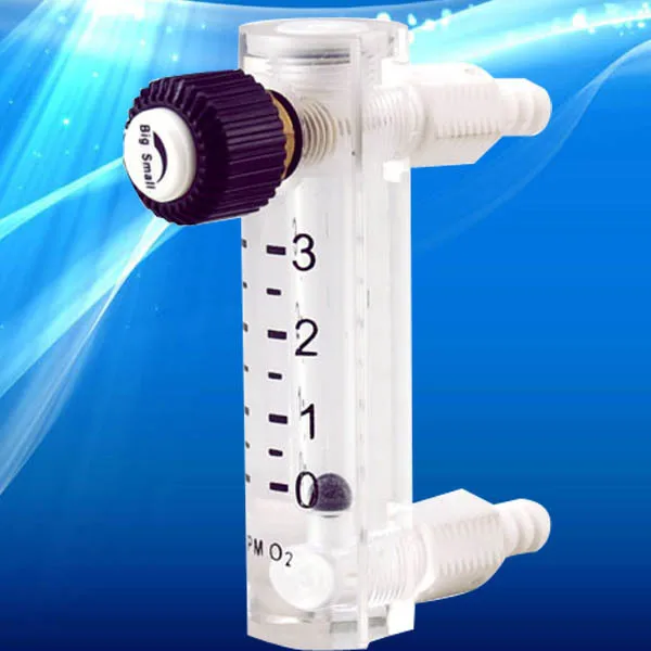 3/5/10/25L/Min Air Oxygen Gas Flow Meter Sensor Flowmeter Caudalimetro Counter Indicator O2 Oxigen Gas Meter Flow Device Switch