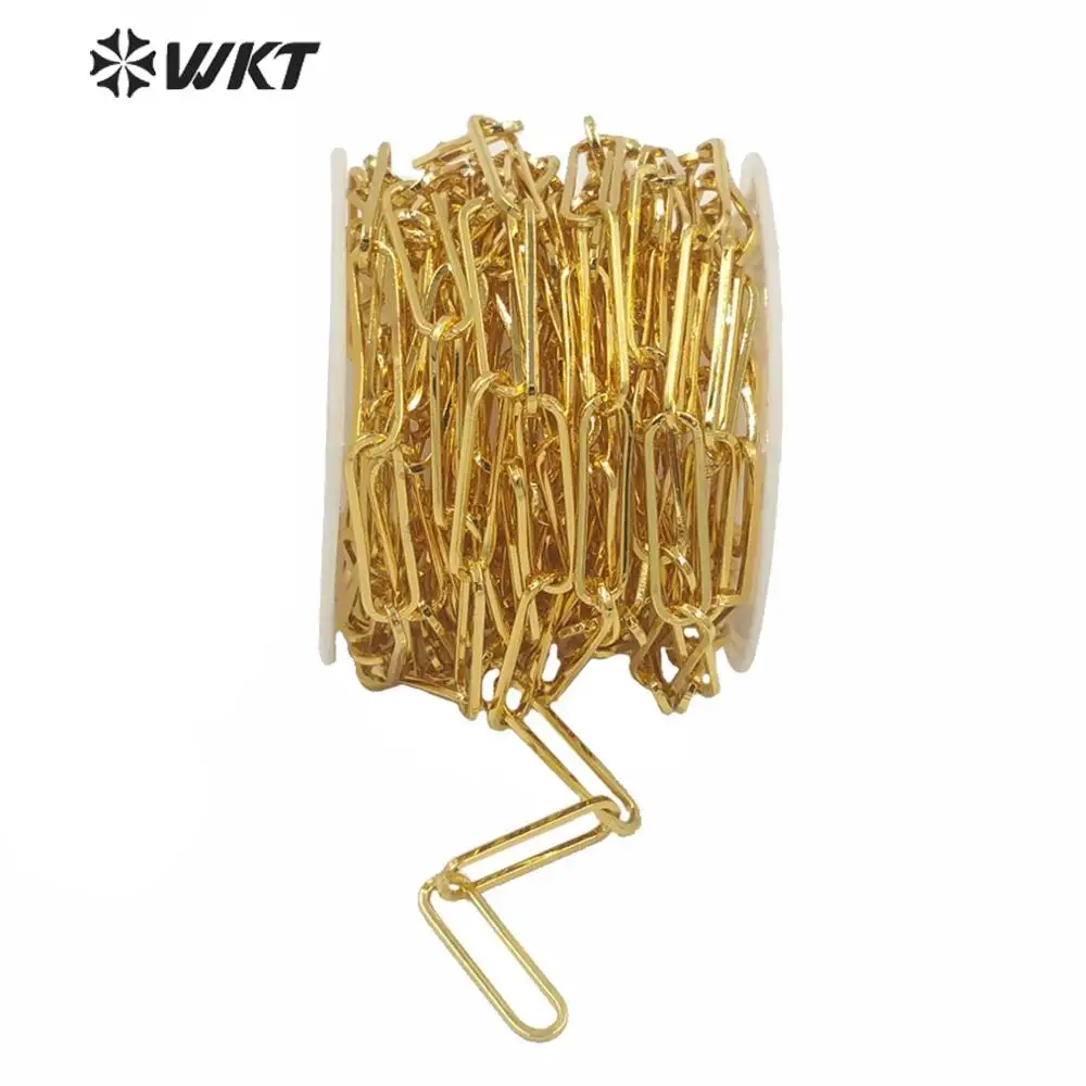 

BC156 China Supplier Combined Big Chain For Necklace In Punk Style Women Necklace Chain Wholesale Long Rectangle Link Chain