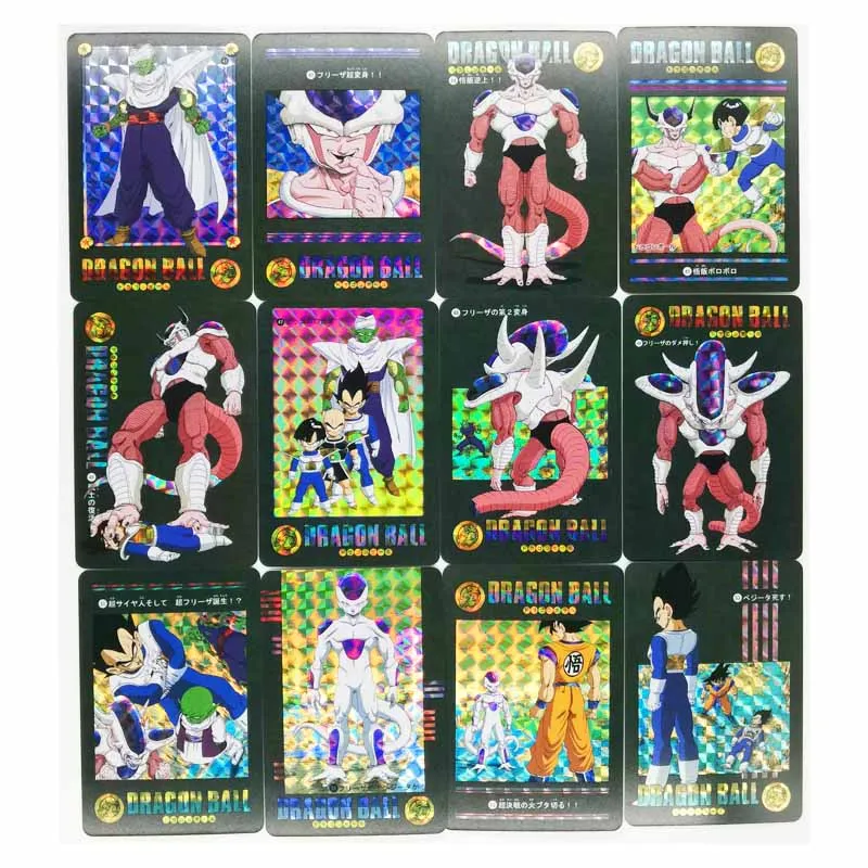 54pcs/set Dragon Ball Z GT Stormy Situation No.4 Super Saiyan Heroes Battle Card Instinct Goku Vegeta Game Collection Cards