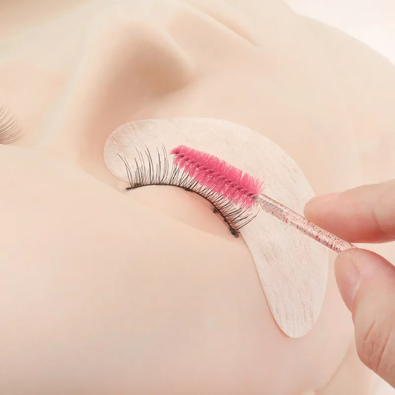 10pcs Pink Eyelashes Brushes Reusable Eyebrow Brush for Eyelash Extension Crystal Eyelash Brush Mascara Tube Make Up Hot Sales