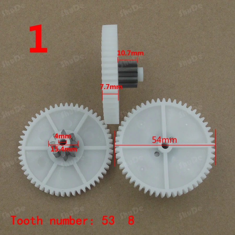 RS380 RS550 motor  gear box plastic gear for electric motor plastic gears for toys 2pcs