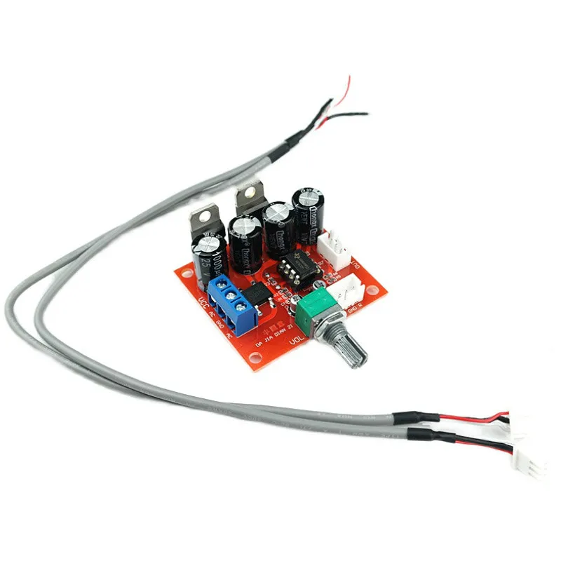 SOTAMIA Audio Vorverstärker Bord NE5532 Power Verstärker Preamp Mit Volumen Einstellung Dual AC9-15V