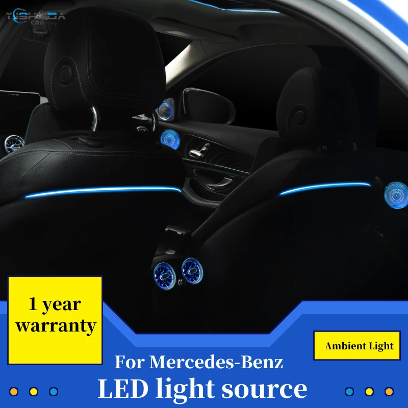 

Ambient Light Rear Seat Light Backrest Luminous Light Modified 64 Colour For Mercedes Benz C Class /GLC-Class w205 x253 c200