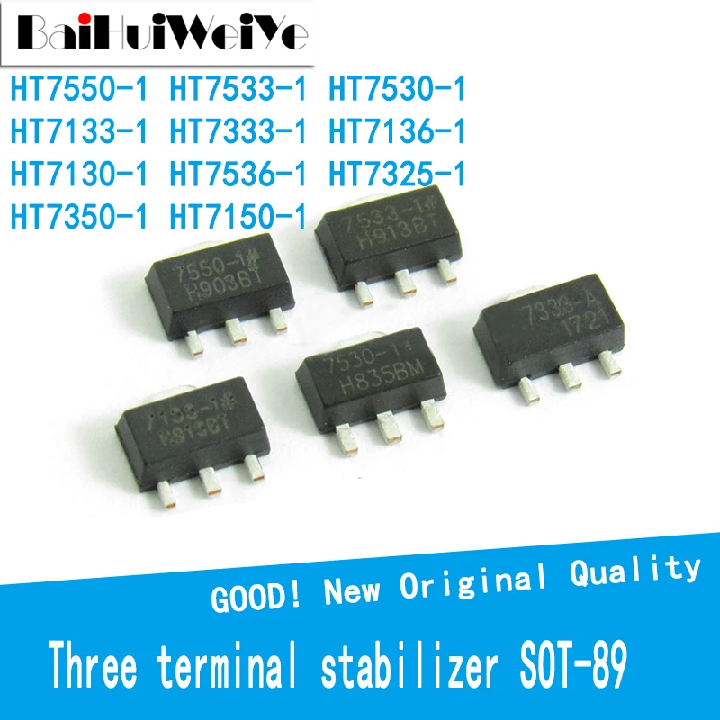 20 sztuk/partia HT7550-1 HT7533-1 HT7530-1 HT7133-1 HT7333-1 HT7136-1 HT7130-1 HT7536-1 HT7325-1 HT7350-1 HT7150-1 SOT89